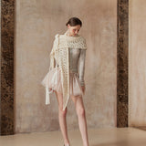 Fa Sogno Moonlit Drift Shawl Scarf Wrap