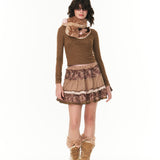 Rose Island Forest Rose Mini Skirt