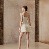 Fa Sogno Rose Letter Dream Mini Dress