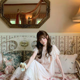 Inès Blossom Lace Nightdress Home Sleepwear