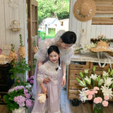 Customized Sewing Diary Handmade Kids Version Lavender Moon Cotton Dress