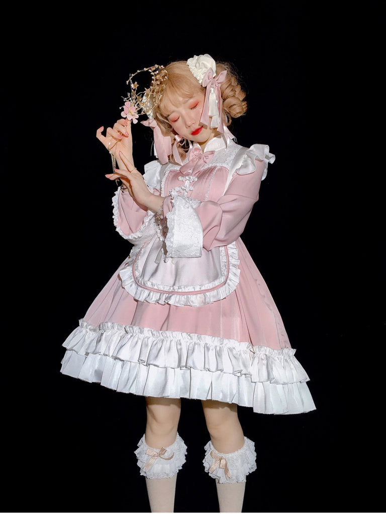 Panda Maid Lolita Dress(with an apron) - Premium  from Stasera - Just $70! Shop now at Peiliee Shop