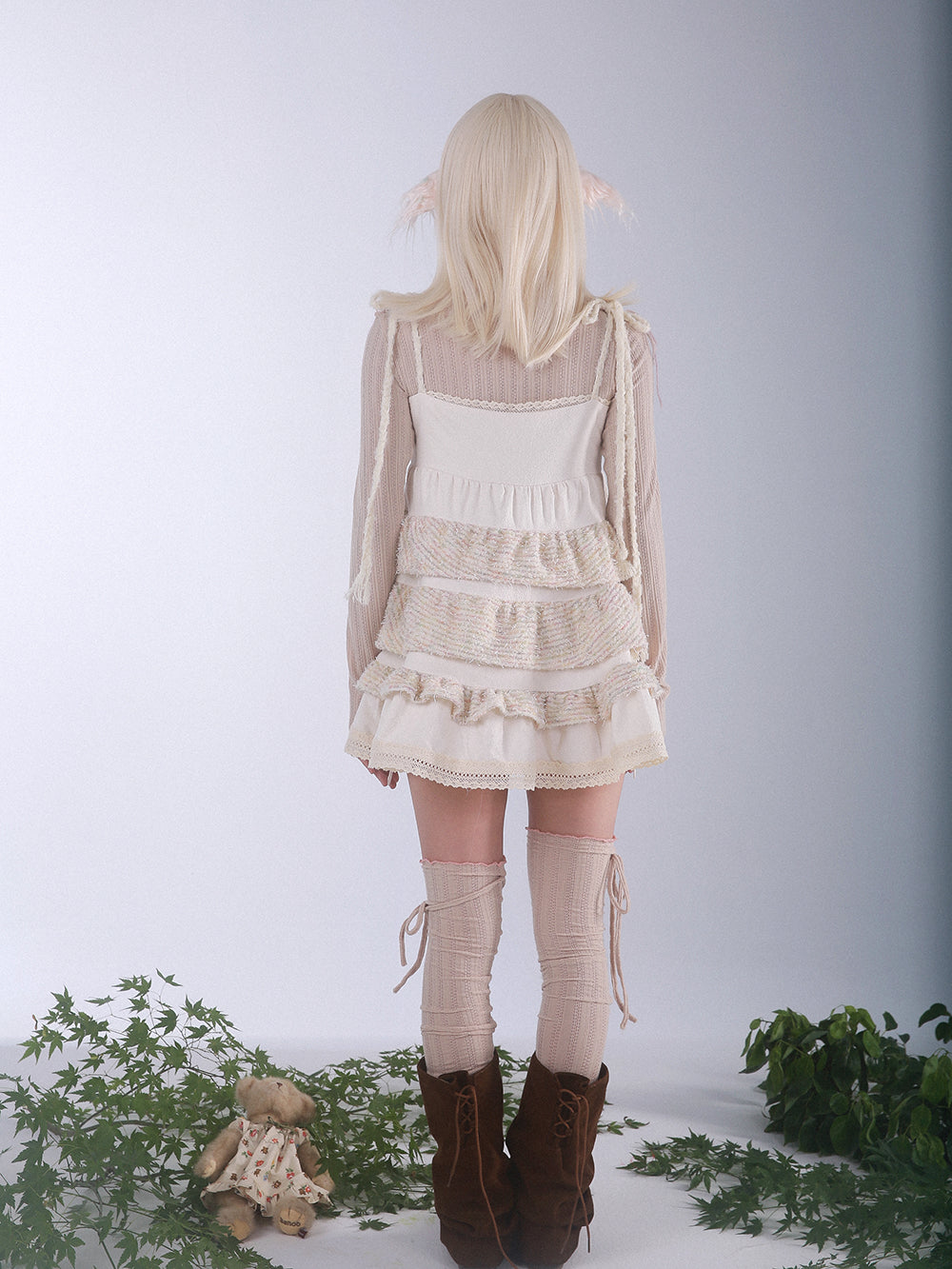 Get trendy with [Rose Island] Doll’s Dream mini dress -  available at Peiliee Shop. Grab yours for $62 today!