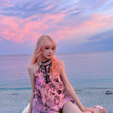 Evil Tooth – Wild Rose Halter Top