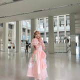 Get trendy with [August Unicorn] Strawberry shortcake lace midi dress - Dresses available at Peiliee Shop. Grab yours for $125 today!