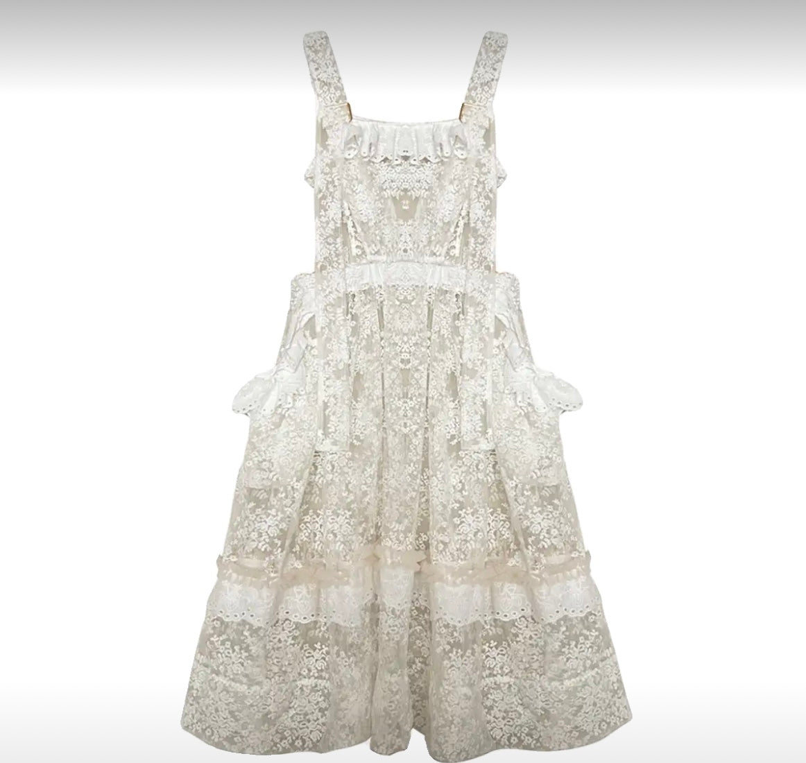 Get trendy with [August Unicorn] Embroidered Lace Princess Dress - Dresses available at Peiliee Shop. Grab yours for $99 today!