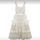 Get trendy with [August Unicorn] Embroidered Lace Princess Dress - Dresses available at Peiliee Shop. Grab yours for $99 today!