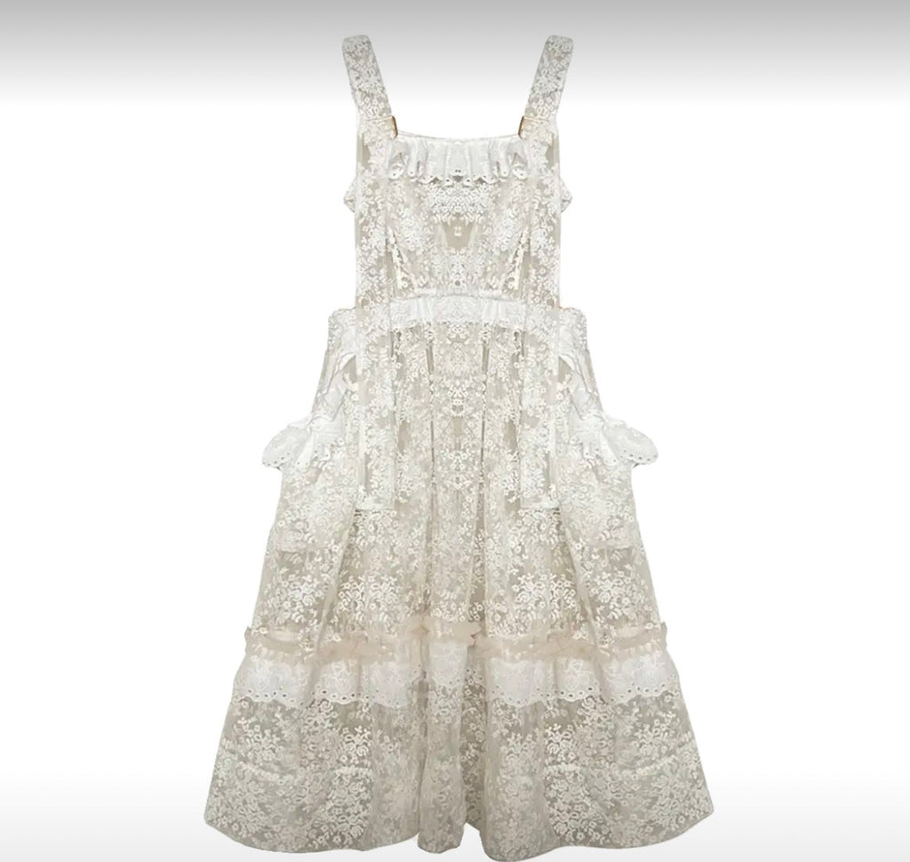 [August Unicorn] Embroidered Lace Princess Dress - Premium Dresses from August Unicorn - Just $99! Shop now at Peiliee Shop