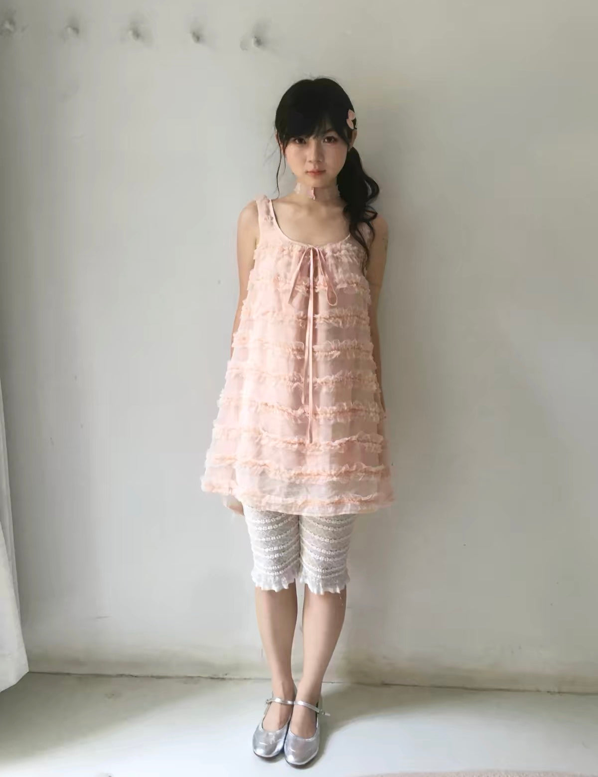 SicAstra Flower Diary Petal Cloud Babydoll Dress