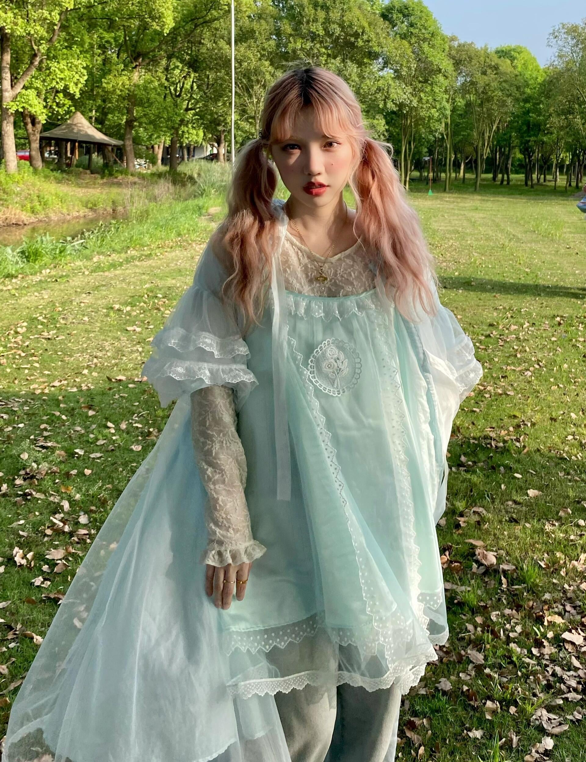 Get trendy with [August Unicron] Fairy tale twirl satin mini dress - Dresses available at Peiliee Shop. Grab yours for $58 today!
