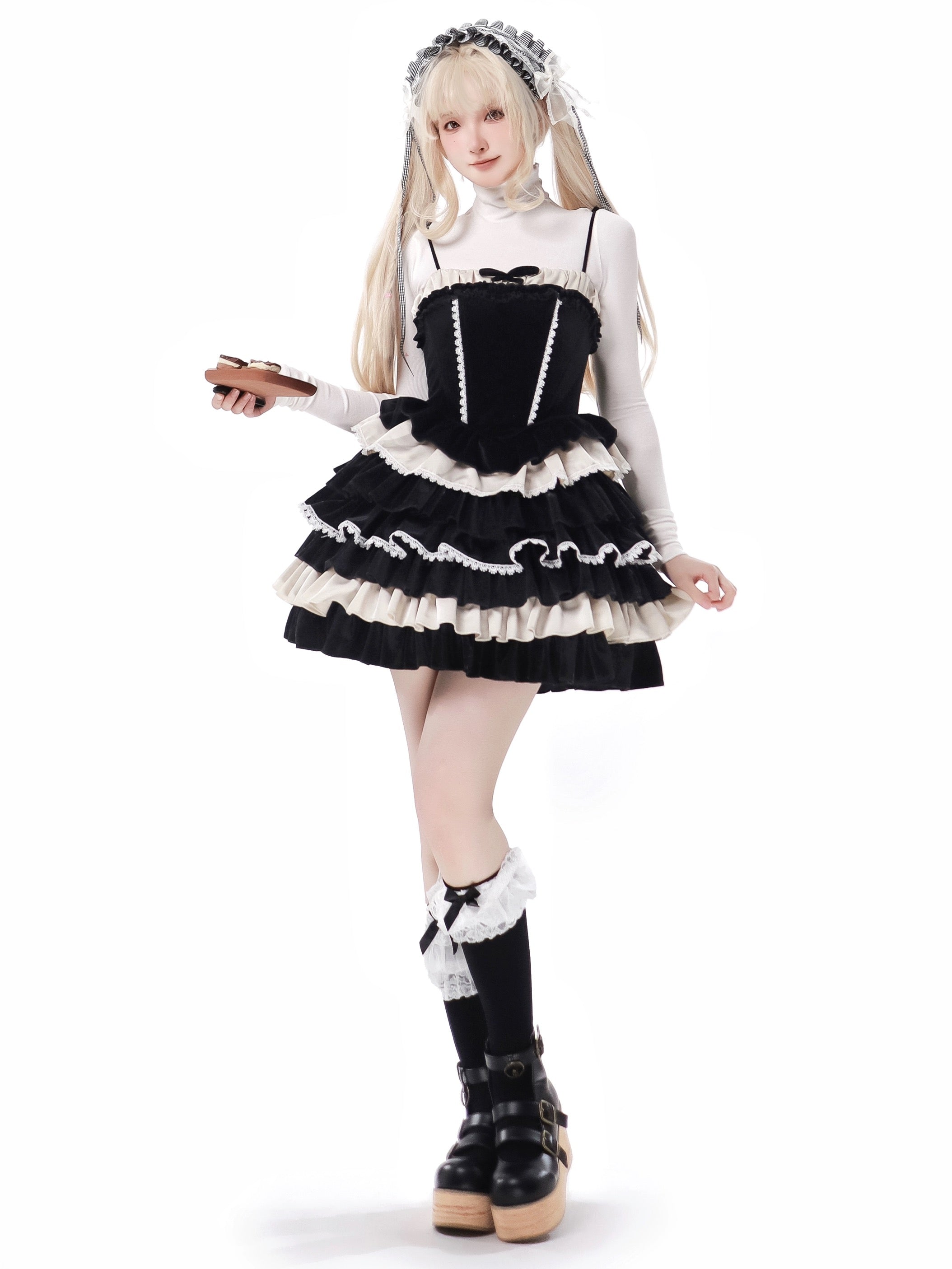 Get trendy with Attracted to what’s good for me - sweet Japanese Lolita Fashion Mini Dress - Dresses available at Peiliee Shop. Grab yours for $69 today!