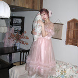 [August Unicorn] The Spring Fairy Silk Blend Dress