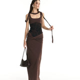 34ounce Desert Rose Starchy Fitted Bodycon Midi Dress