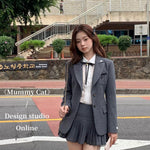 Get trendy with [Mummy Cat] The Heirs 상속자들 Sangsokjadeul School Girl Suits Set - Skirt Suits available at Peiliee Shop. Grab yours for $49.90 today!