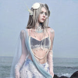 [Blood Supply] Tears Of The Abyss - Siren’s Halter Tank Top