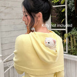 MineBeThyVers Kitty Parade Cat Hooded Cape Cardigan Sweater