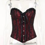 Get trendy with The Classic Gothic Corset Top -  available at Peiliee Shop. Grab yours for $23 today!