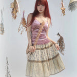 Get trendy with [Rose Island] Fairy Spirit Velvet Tank Linen Top -  available at Peiliee Shop. Grab yours for $26 today!