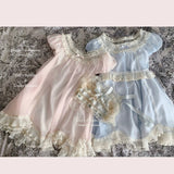 Doll’s Holiday Vintage Babydoll Mini Dress Pink