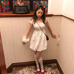 Get trendy with Candy Hearts Satin Mini Dress - Dresses available at Peiliee Shop. Grab yours for $38.80 today!