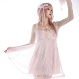 Rose Island Sea Salt Jelly Jellyfish Mini Dress