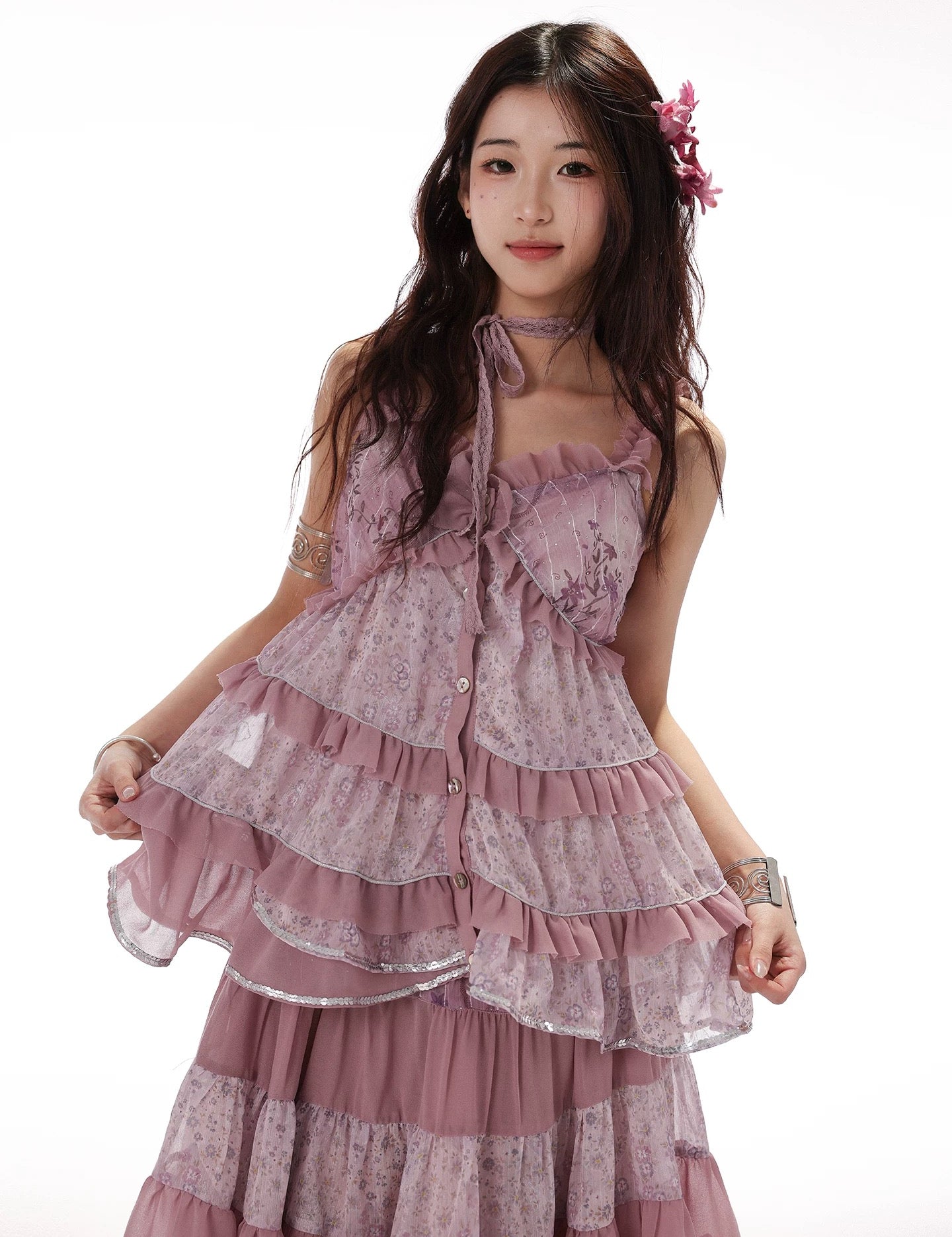 Rose Island Summer Flower Waltz Dress Set