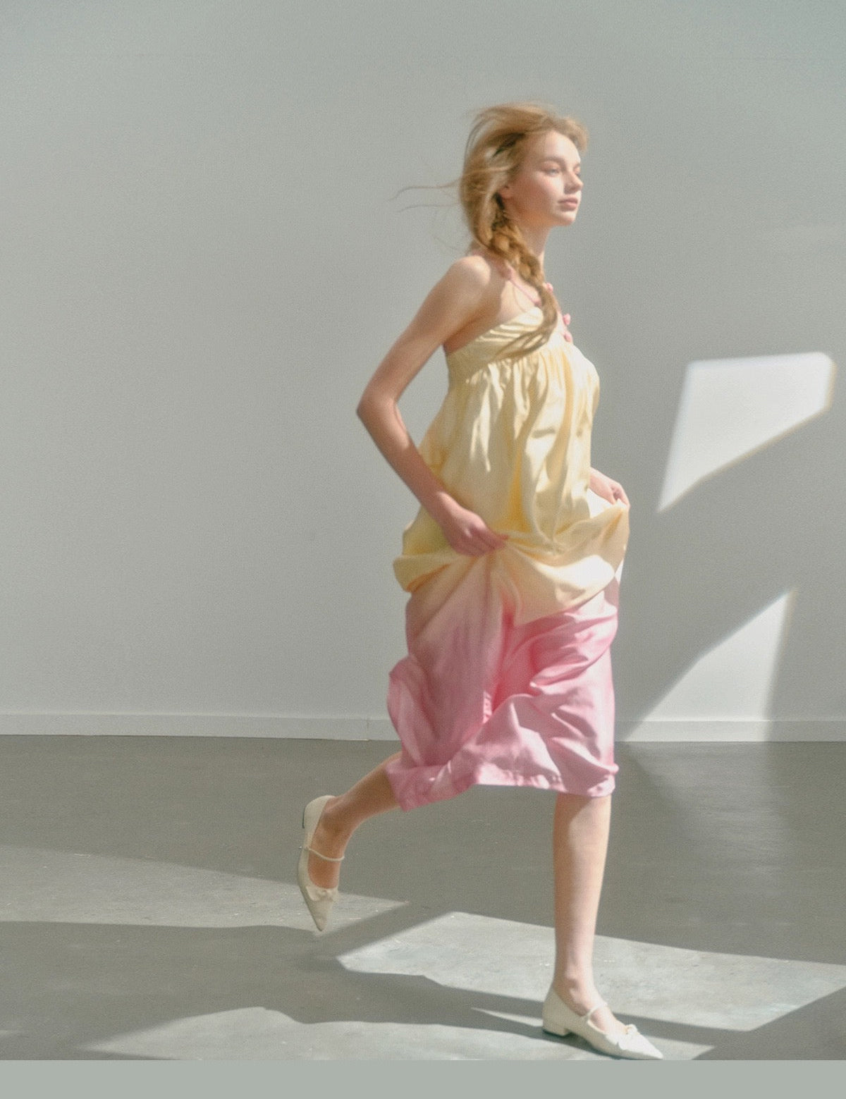 Get trendy with [UNOSA] Sun Kissed Petals Midi Dress Gown -  available at Peiliee Shop. Grab yours for $76 today!