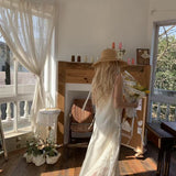 [Tailor Made] In the flower field Cottage Handmade Cotton Dress