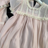 Doll’s Holiday Vintage Babydoll Mini Dress Pink