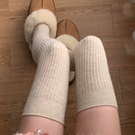 Get trendy with Autumn Milk Tea Over Knee Socks Leg Warmer - Socks available at Peiliee Shop. Grab yours for $8.90 today!