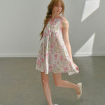 Get trendy with [UNOSA] Rosy Whisper Floral Mini Dress -  available at Peiliee Shop. Grab yours for $69.90 today!