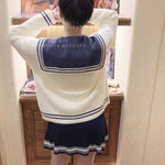 Get trendy with [Faux Fur] Sailor Girl’s Warmer Cardigan - Sweater available at Peiliee Shop. Grab yours for $29.90 today!