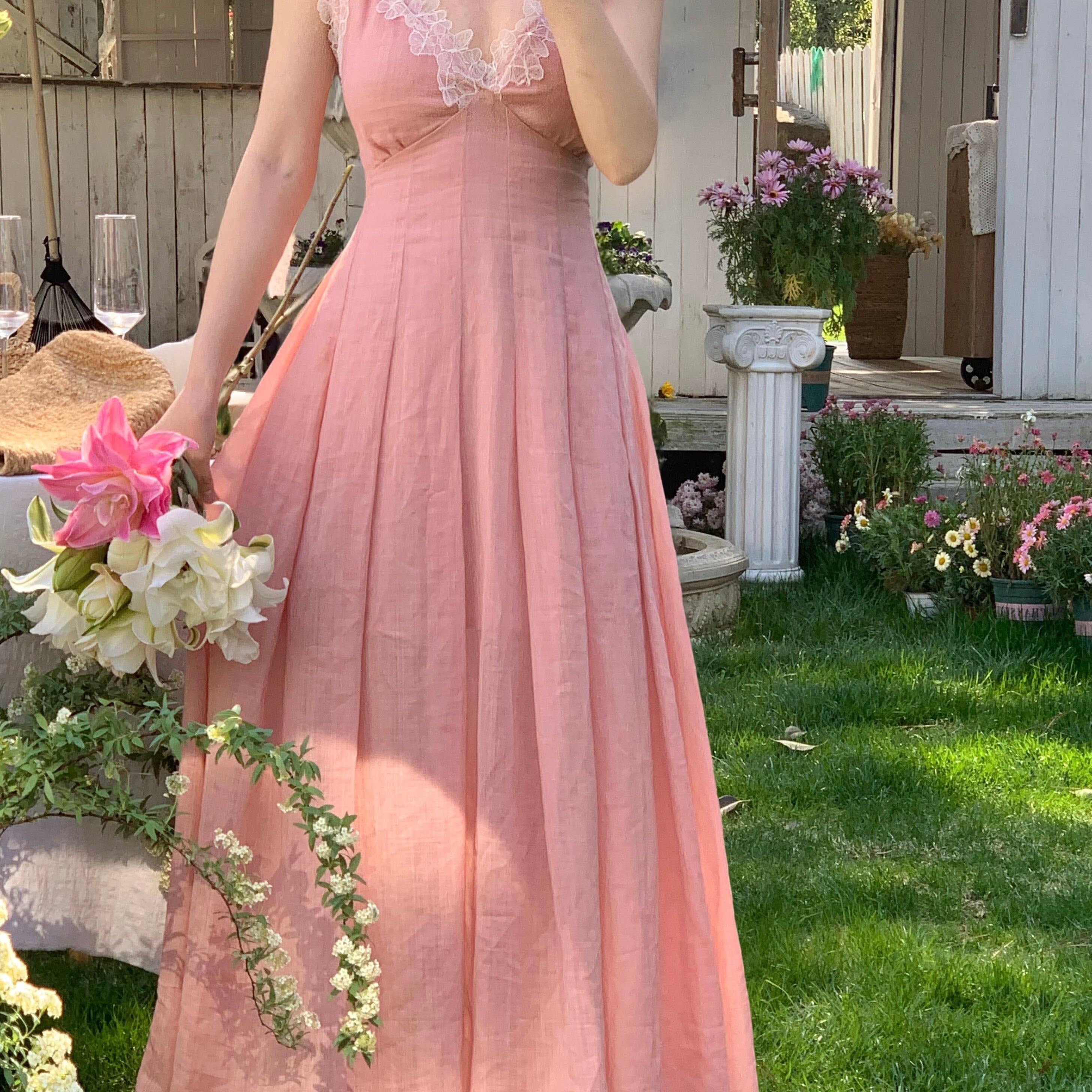 [Tailor Made] Midnight Rose Handmade Cotton Dress