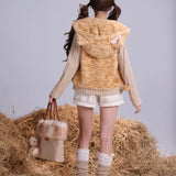 Rose Island Forest Fawn Deer Knit Tote Bag