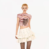 [2020’s Best Sale is Back] Lace-Up Harajuku Ruffle Mini Skort