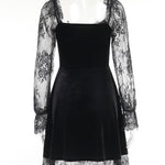 Get trendy with My Gothic Soul Lace Mini Dress -  available at Peiliee Shop. Grab yours for $25 today!