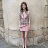 [Pre-order 15% At Checkout] SPOII UNOSA 2000s Runway Pink Leopard Set