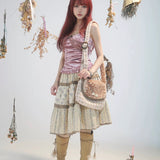 Get trendy with [Rose Island] Fairy Spirit Velvet Tank Linen Top -  available at Peiliee Shop. Grab yours for $26 today!
