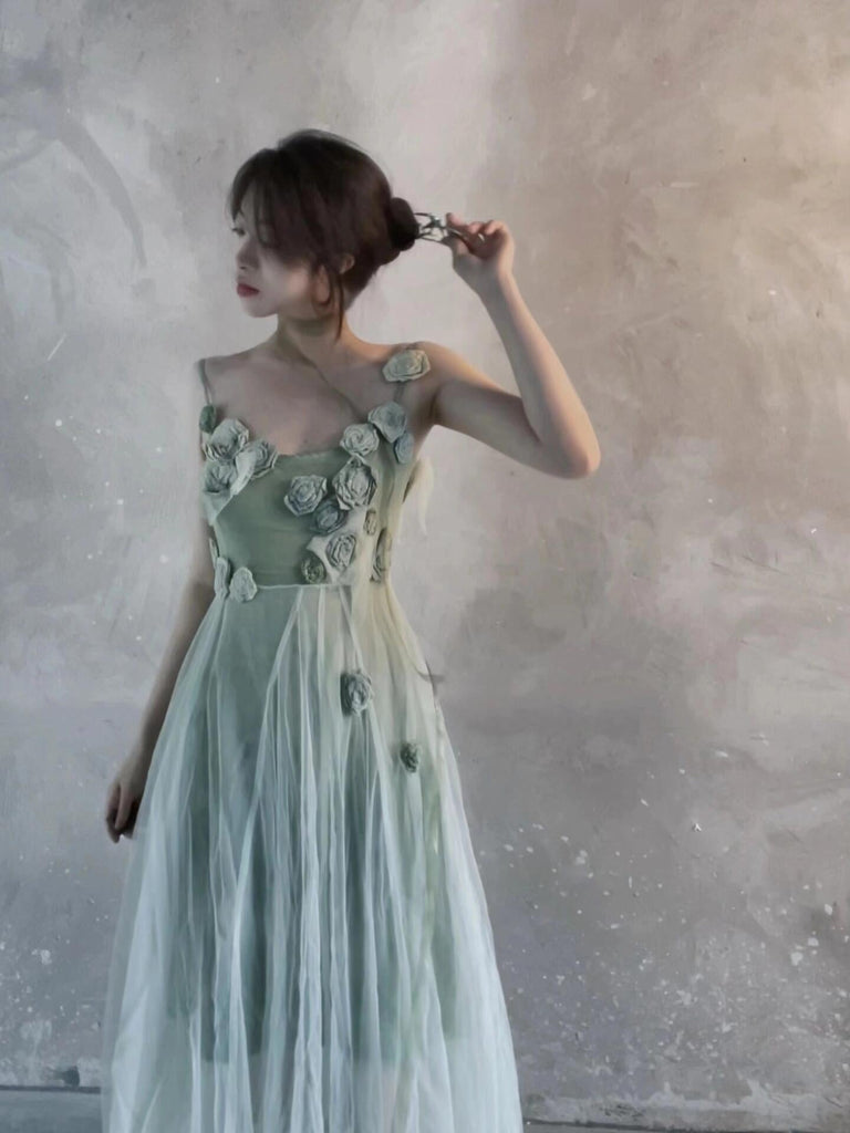 Get trendy with [Nature-Dyed by Plants with Customized Size] Cottage Fairy Dress -  available at Peiliee Shop. Grab yours for $82 today!