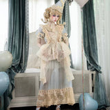 BloodSupply Happy Birthday Mousse Date Cream Lace Apron