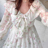 Get trendy with [SALE] Spring dreamland floral mini dress - Dresses available at Peiliee Shop. Grab yours for $26.80 today!