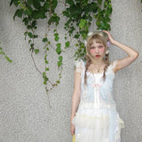 Get trendy with [August unicorn] Blue Moonlight Handmade Drop Top Skirt Set - Dresses available at Peiliee Shop. Grab yours for $89 today!