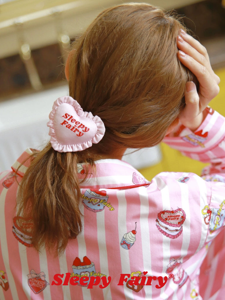 Get trendy with Sleepy Fairy Heart Pillow Hair Ties -  available at Peiliee Shop. Grab yours for $18 today!
