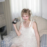 Get trendy with [August Unicorn] Angel Shell Princess transparent outer dress - Dresses available at Peiliee Shop. Grab yours for $105 today!