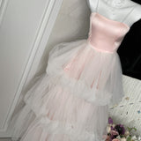 Get trendy with Rosy Romance Princess Gown MIDI Dress - Dress available at Peiliee Shop. Grab yours for $108 today!