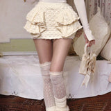 Blood Supply Winter Gala Knit Skirt with Shorts under