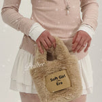 Get trendy with In My Soft Girl Era Faux Fur Mini Hand Bag -  available at Peiliee Shop. Grab yours for $15 today!