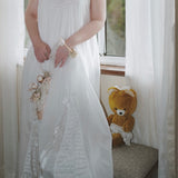 Sublunary Swan Lake Silk Sleeveless Gown