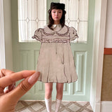 MineBeThyVers 100% Cotton Mint French Dream Doll Dress