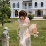 Vintage Babylon Pearly White Midi Dress